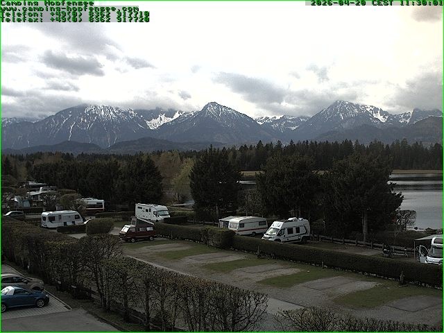 Archiv Foto Webcam Campingplatz am Hopfensee