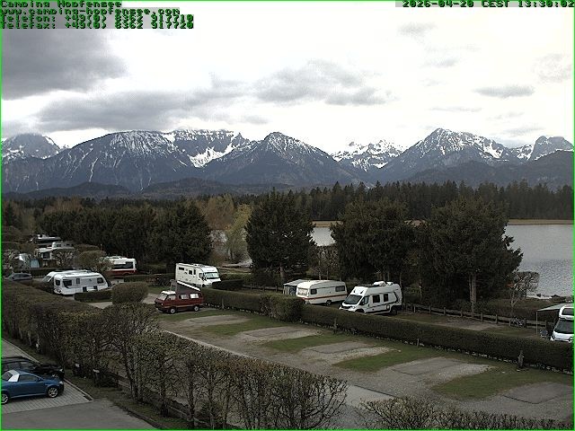 Archiv Foto Webcam Campingplatz am Hopfensee