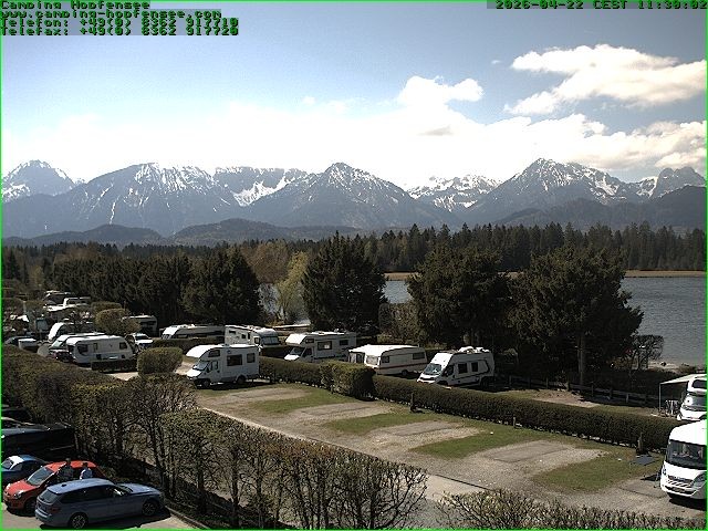 Archiv Foto Webcam Campingplatz am Hopfensee