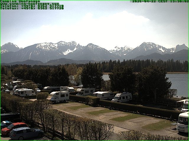Archiv Foto Webcam Campingplatz am Hopfensee