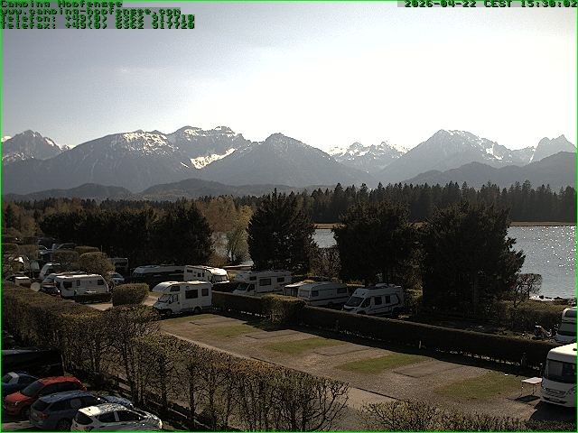 Archiv Foto Webcam Campingplatz am Hopfensee