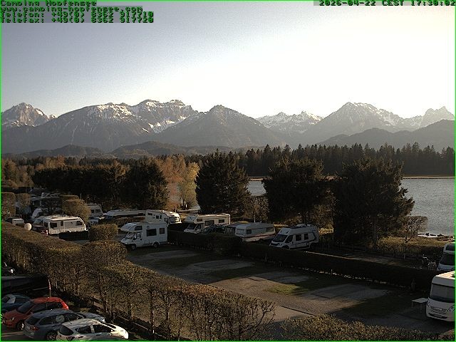 Archiv Foto Webcam Campingplatz am Hopfensee