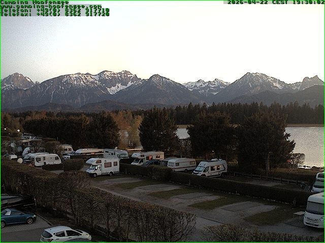 Archiv Foto Webcam Campingplatz am Hopfensee