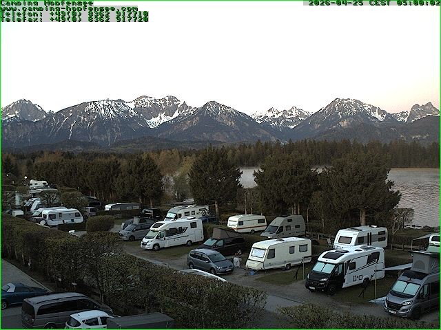 Archiv Foto Webcam Campingplatz am Hopfensee