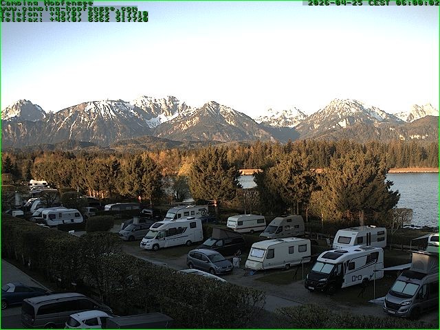 Archiv Foto Webcam Campingplatz am Hopfensee