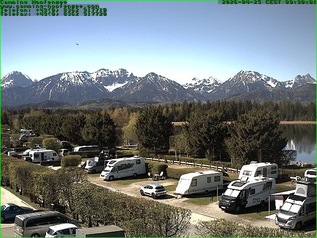 Archiv Foto Webcam Campingplatz am Hopfensee