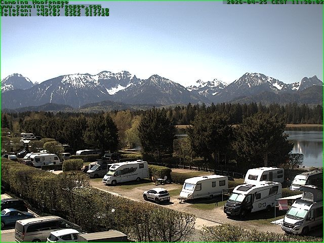 Archiv Foto Webcam Campingplatz am Hopfensee