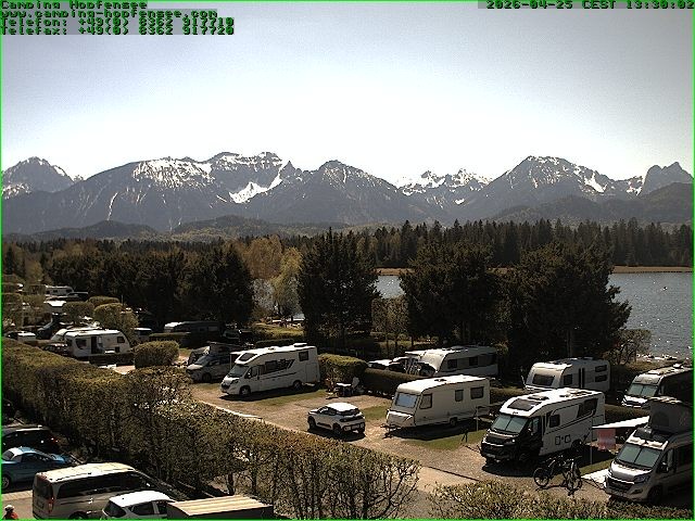 Archiv Foto Webcam Campingplatz am Hopfensee