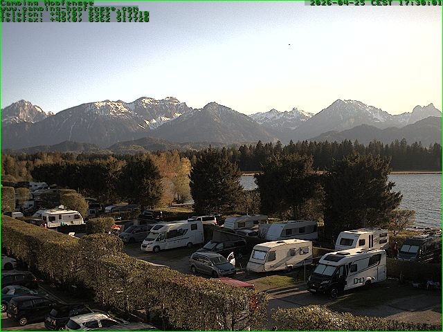 Archiv Foto Webcam Campingplatz am Hopfensee
