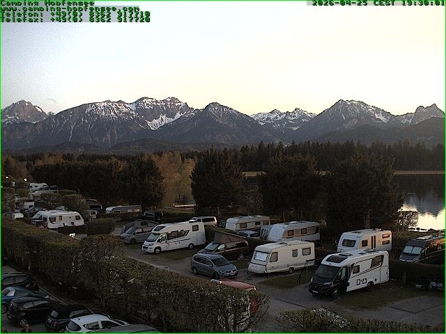 Archiv Foto Webcam Campingplatz am Hopfensee
