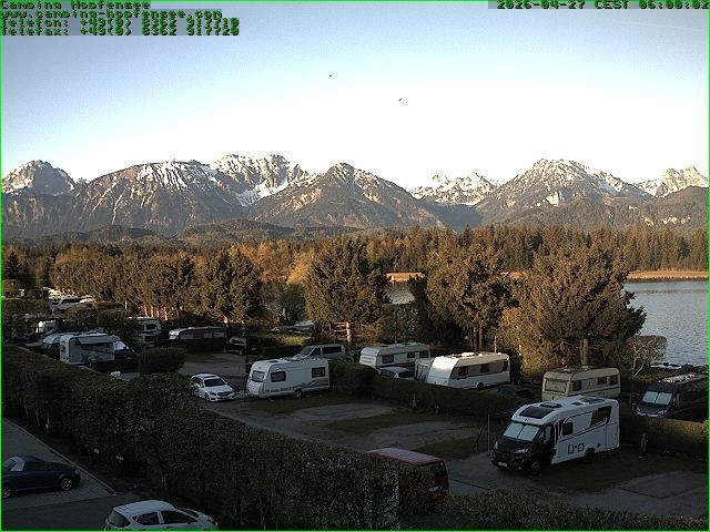 Archived image Webcam Camsite at Hopfensee
