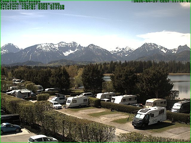 Archived image Webcam Camsite at Hopfensee