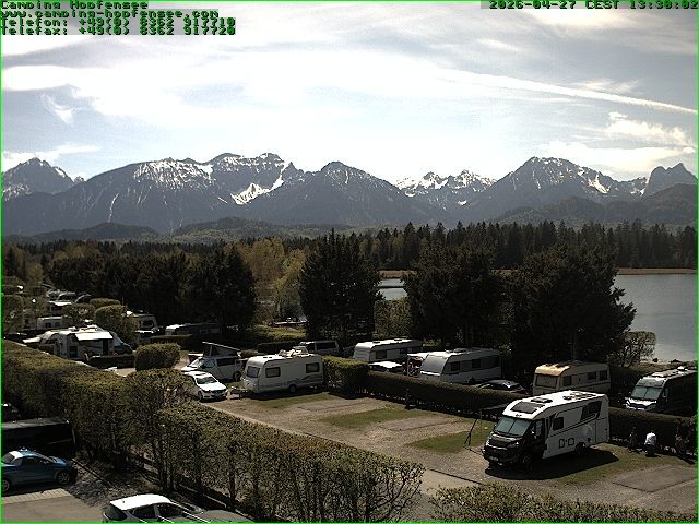 Archived image Webcam Camsite at Hopfensee