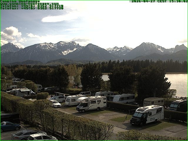 Archived image Webcam Camsite at Hopfensee