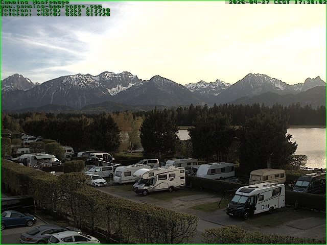 Archived image Webcam Camsite at Hopfensee