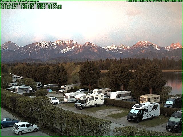 Archiv Foto Webcam Campingplatz am Hopfensee