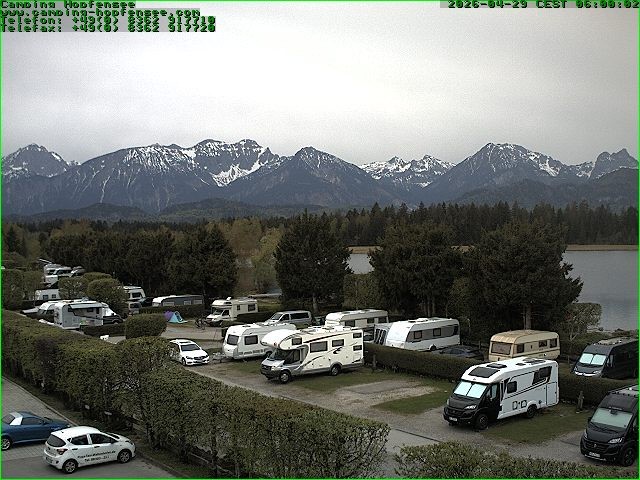 Archiv Foto Webcam Campingplatz am Hopfensee