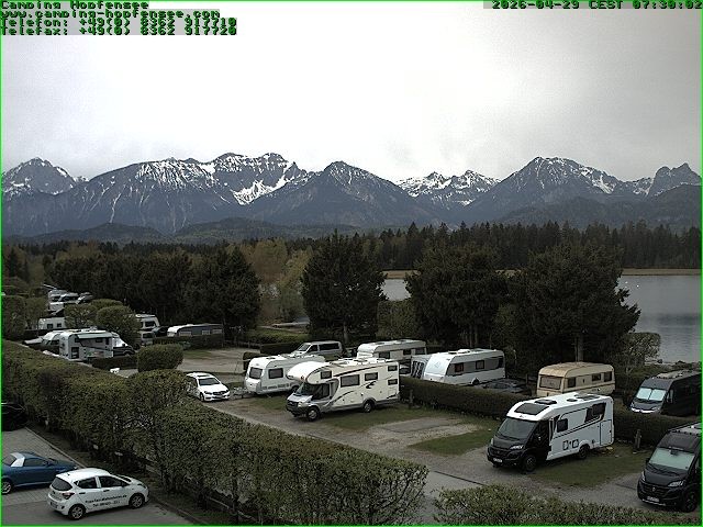 Archiv Foto Webcam Campingplatz am Hopfensee