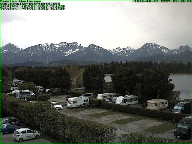 Archiv Foto Webcam Campingplatz am Hopfensee