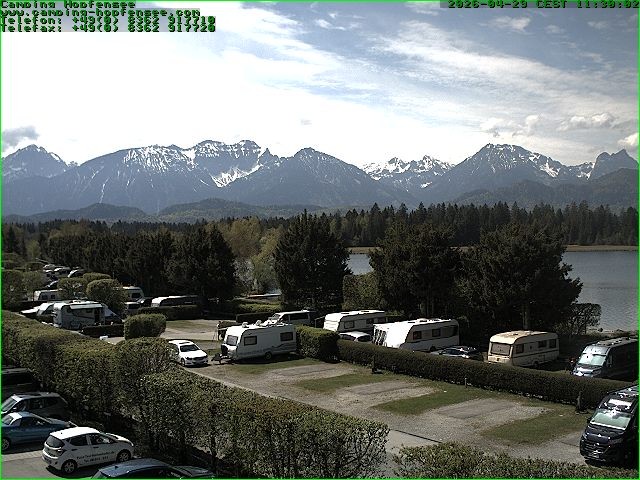 Archiv Foto Webcam Campingplatz am Hopfensee