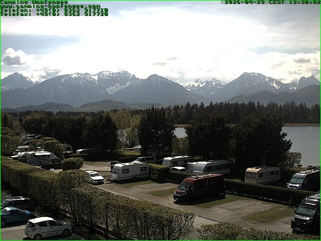 Archiv Foto Webcam Campingplatz am Hopfensee