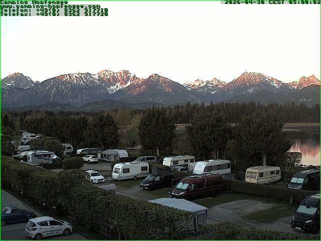 Archiv Foto Webcam Campingplatz am Hopfensee