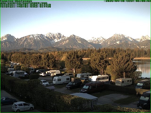 Archiv Foto Webcam Campingplatz am Hopfensee