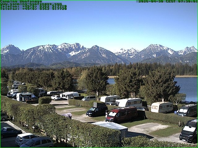 Archiv Foto Webcam Campingplatz am Hopfensee