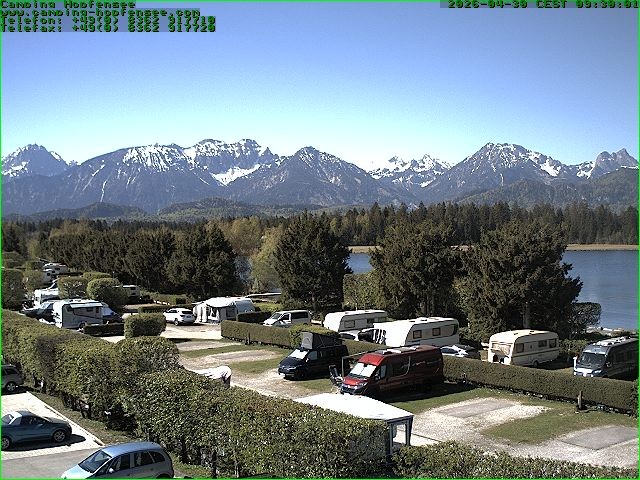 Archiv Foto Webcam Campingplatz am Hopfensee