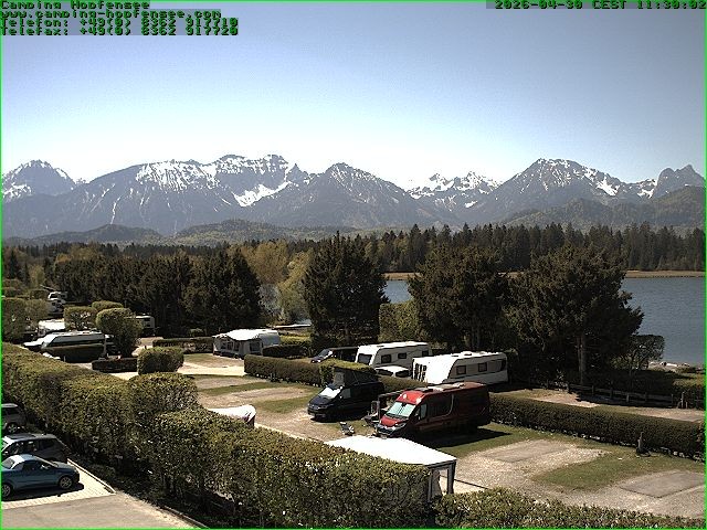 Archiv Foto Webcam Campingplatz am Hopfensee