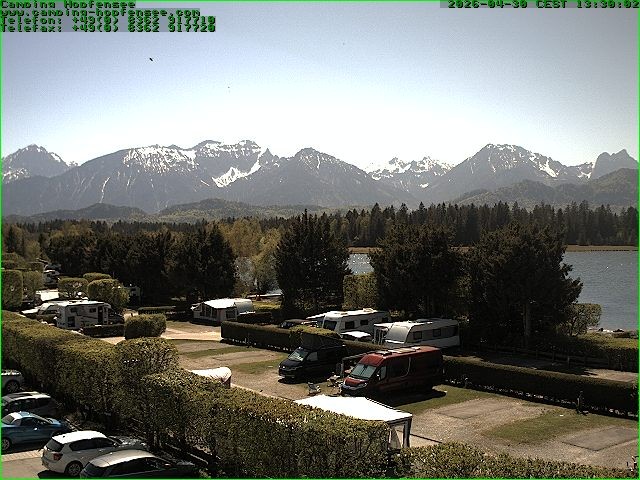 Archiv Foto Webcam Campingplatz am Hopfensee