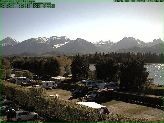 Archiv Foto Webcam Campingplatz am Hopfensee