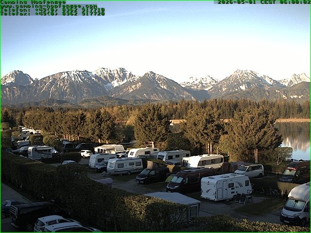 Archiv Foto Webcam Campingplatz am Hopfensee