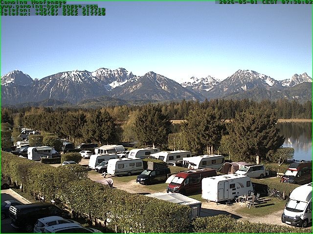 Archiv Foto Webcam Campingplatz am Hopfensee