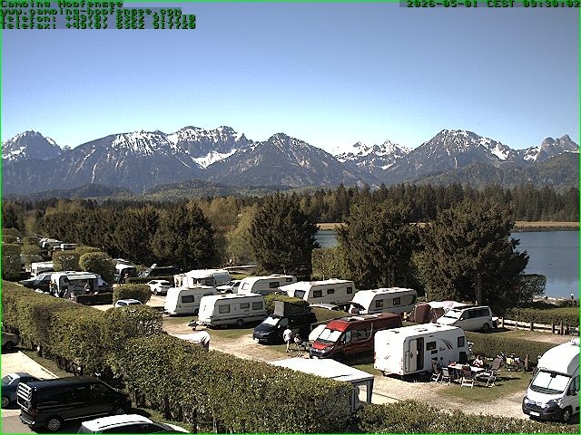 Archiv Foto Webcam Campingplatz am Hopfensee