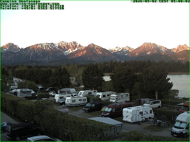 Archiv Foto Webcam Campingplatz am Hopfensee