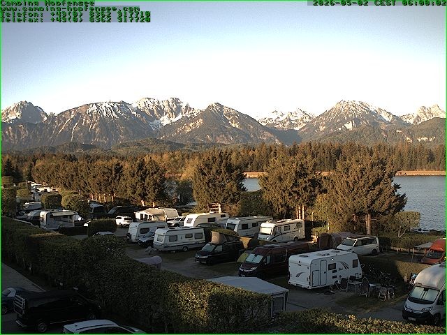 Archiv Foto Webcam Campingplatz am Hopfensee