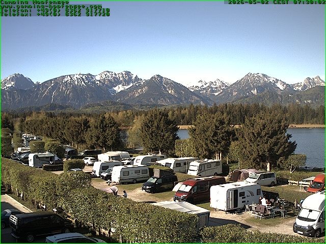 Archiv Foto Webcam Campingplatz am Hopfensee