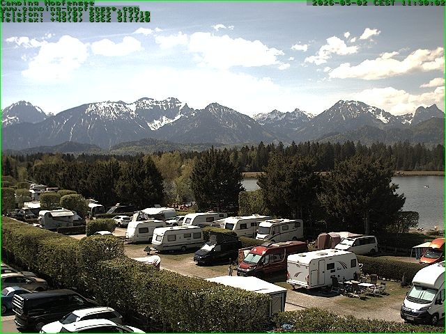 Archiv Foto Webcam Campingplatz am Hopfensee