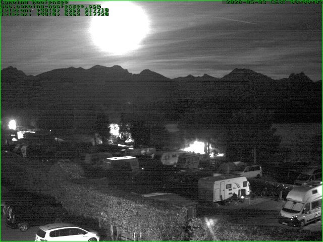 Archiv Foto Webcam Campingplatz am Hopfensee