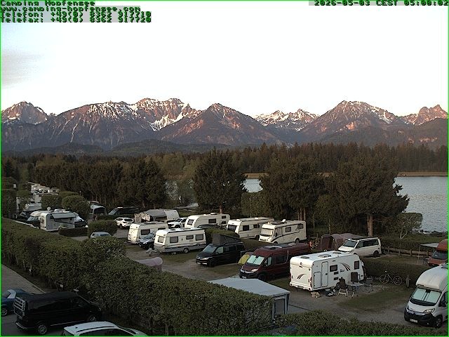Archiv Foto Webcam Campingplatz am Hopfensee