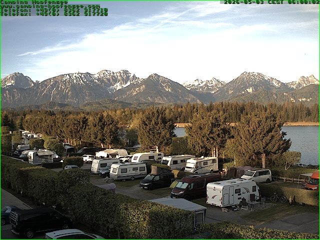 Archiv Foto Webcam Campingplatz am Hopfensee