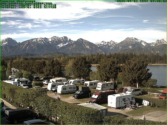 Archiv Foto Webcam Campingplatz am Hopfensee