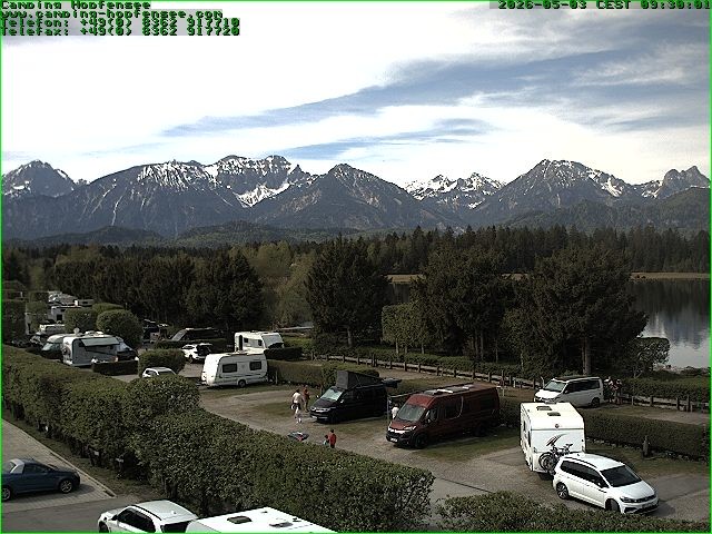 Archiv Foto Webcam Campingplatz am Hopfensee