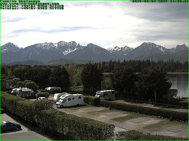 Archiv Foto Webcam Campingplatz am Hopfensee