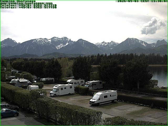 Archived image Webcam Camsite at Hopfensee