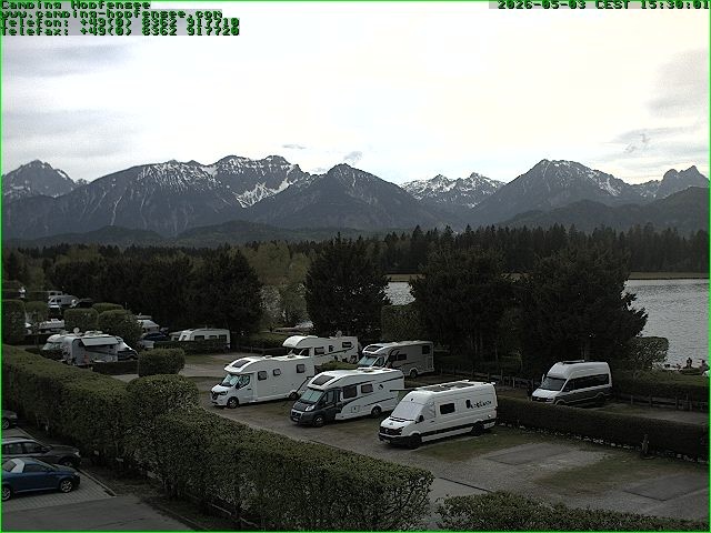 Archived image Webcam Camsite at Hopfensee