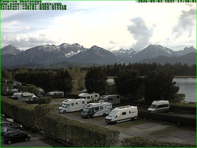 Archived image Webcam Camsite at Hopfensee