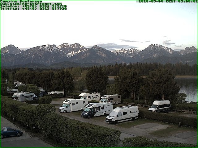 Archiv Foto Webcam Campingplatz am Hopfensee