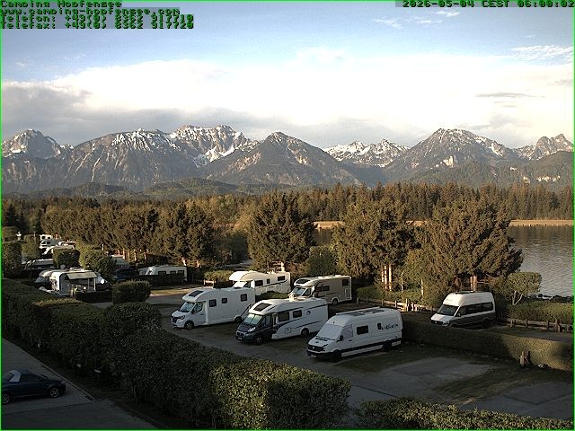 Archiv Foto Webcam Campingplatz am Hopfensee